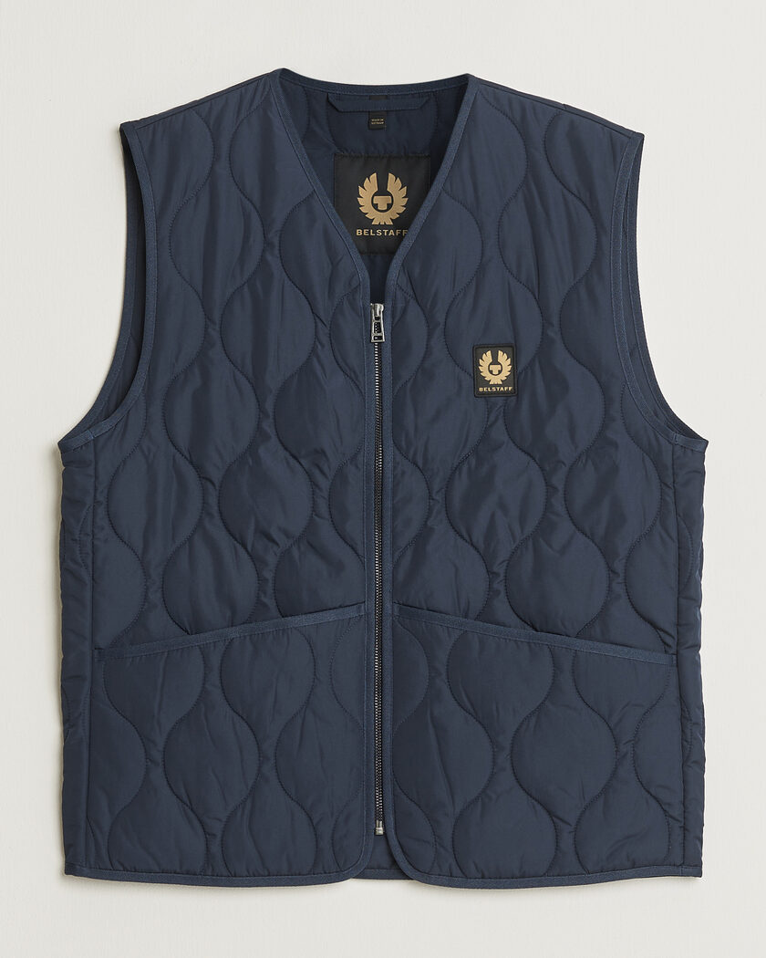 Belstaff Base Gilet Dark Ink – Sininen
