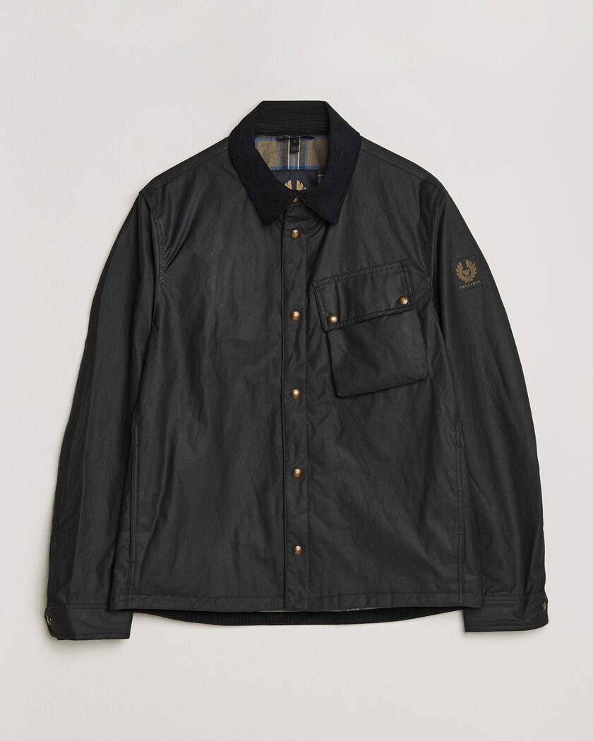 Belstaff Ground Wax Jacket Black – Musta