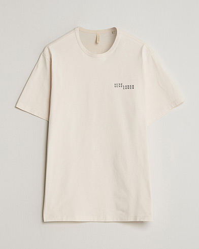 Sunflower Logo T-Shirt Off White – Valkoinen