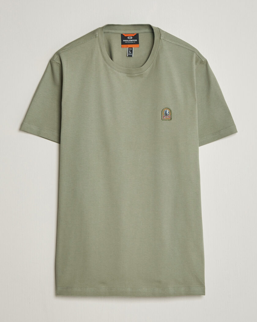 Parajumpers Patch Crew Neck T-Shirt Ashen Sage – Vihreä