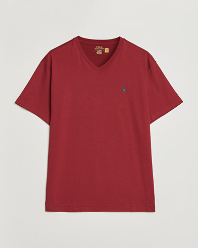 Polo Ralph Lauren V-Neck T-Shirt Heritage Red – Punainen