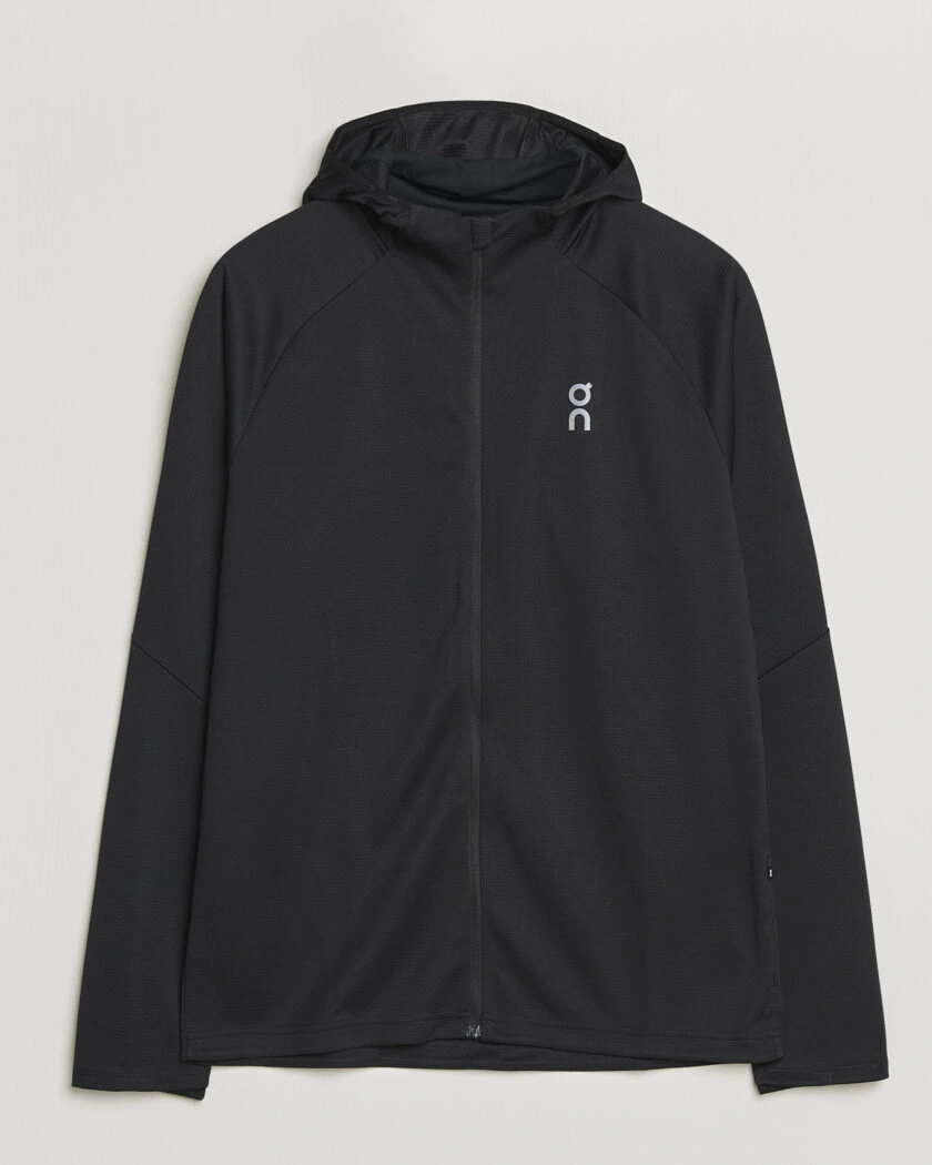 On Climate Zip Hoodie Black – Musta