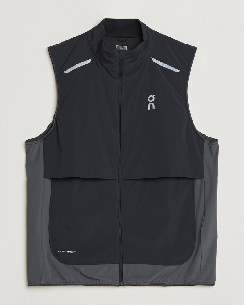 On Weather Vest Black/Eclipse – Musta
