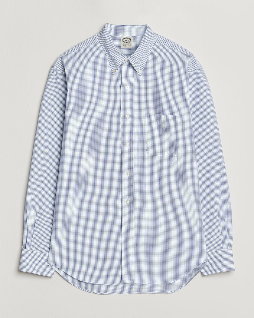 Kamakura Shirts Vintage Ivy Button Down Shirt Blue Check – Sininen