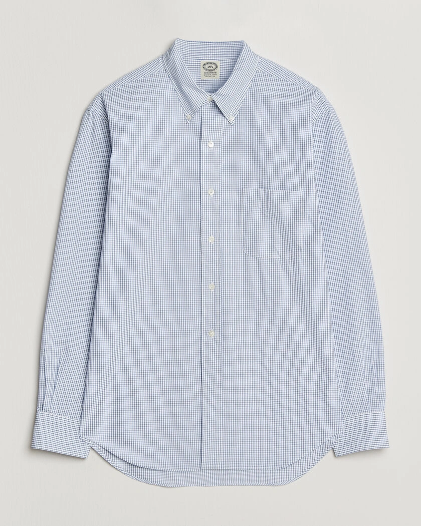 Kamakura Shirts Vintage Ivy Button Down Shirt Blue Check – Sininen