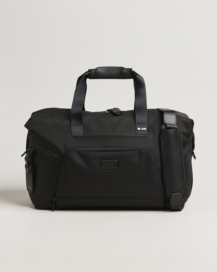 TUMI Alpha 4 Double Expansion Duffle Bag Black – Musta