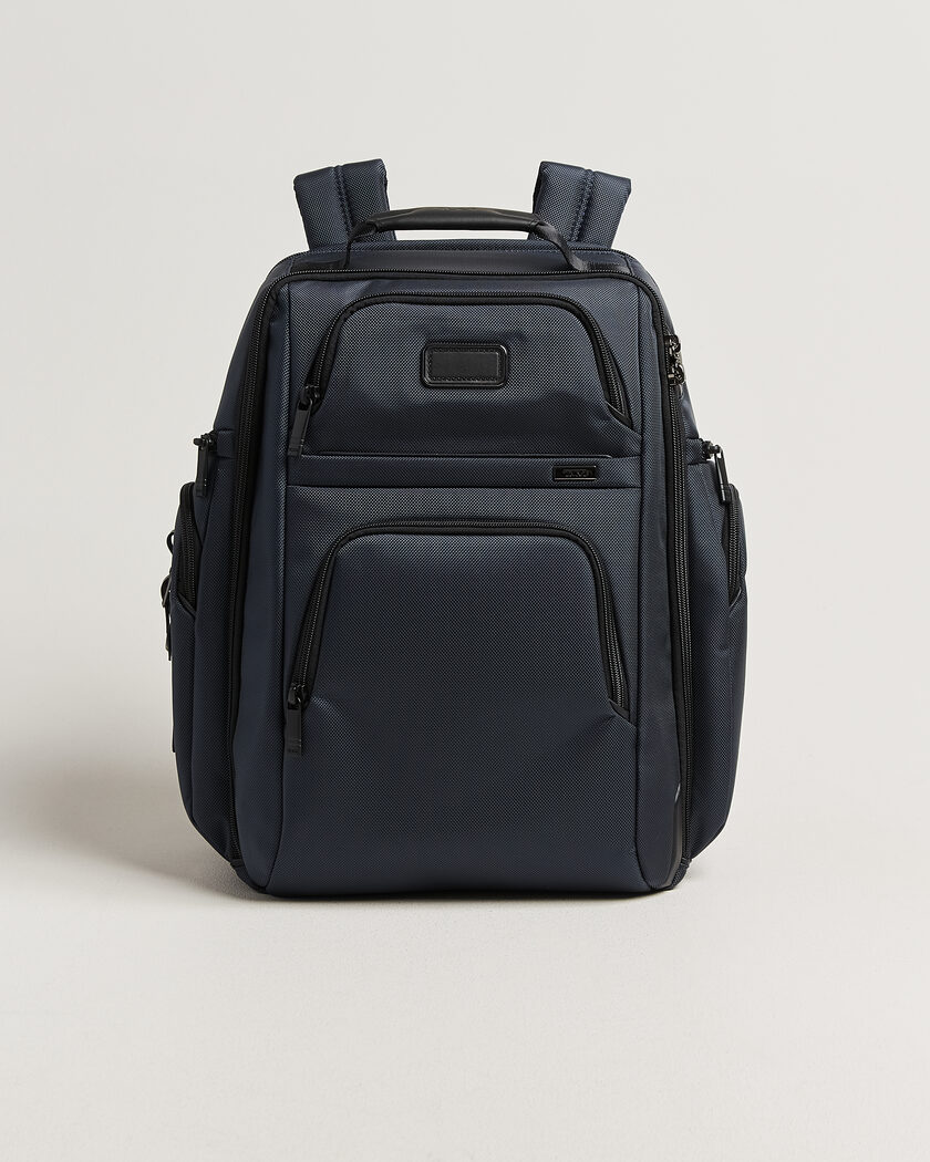 TUMI Alpha 4 Brief Backpack Navy – Sininen