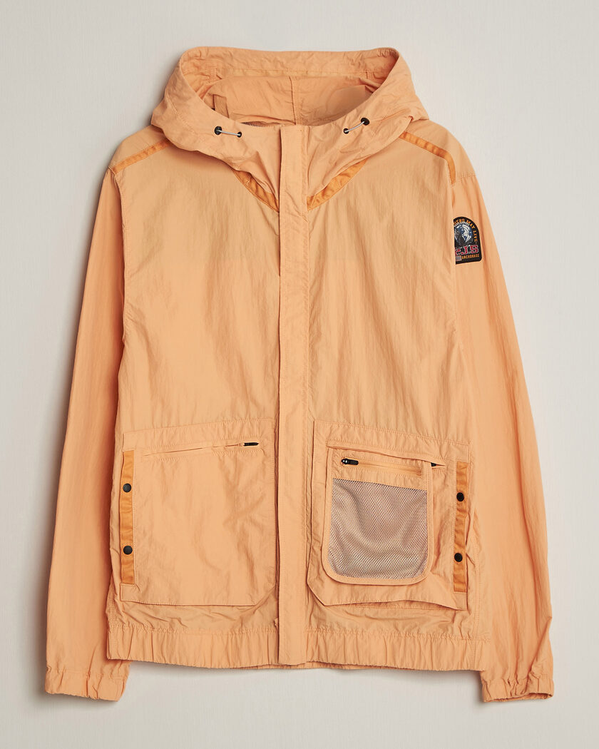 Parajumpers Rube Smash Peached Nylon Hooded Jacket Apricot Nectar – Oranssi