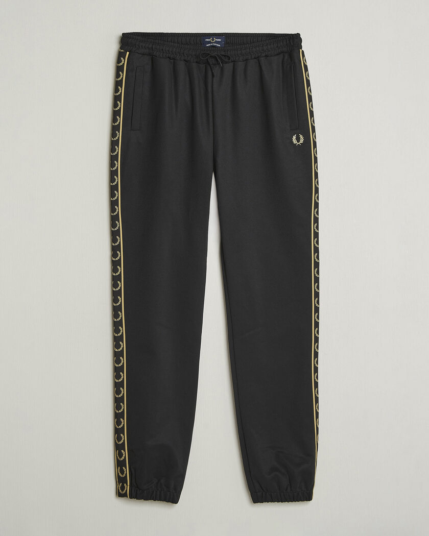 Fred Perry Taped Track Pants Black – Musta