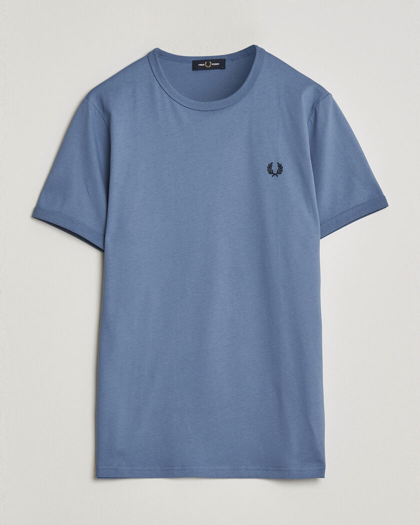 Fred Perry Ringer T-Shirt Ace Blue – Sininen