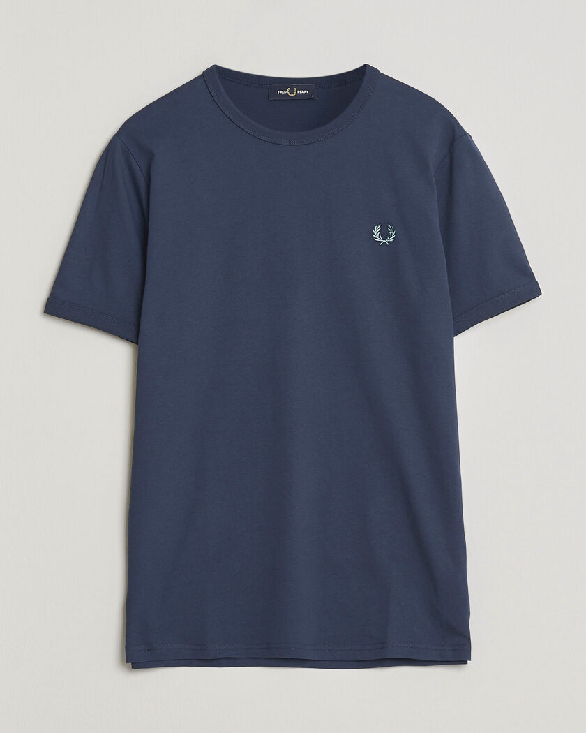 Fred Perry Ringer T-Shirt Tennis Blue – Sininen