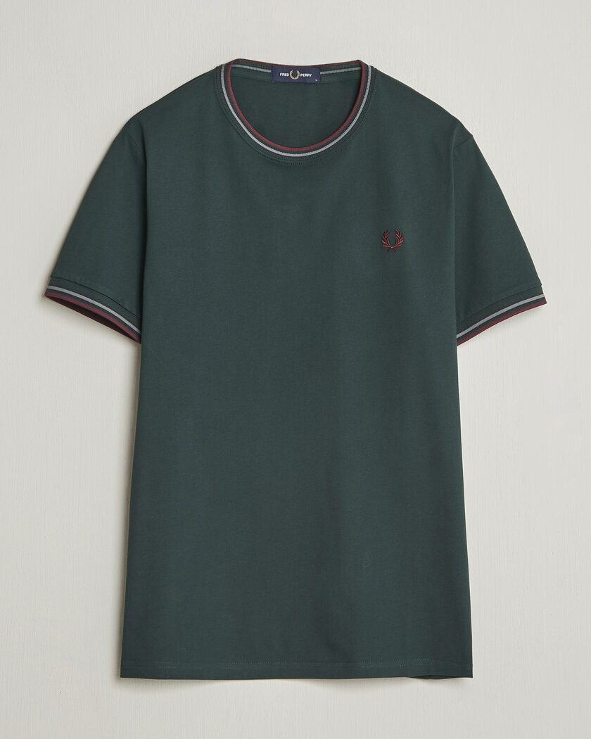 Fred Perry Twin Tipped T-Shirt Grassroots Green – Vihreä
