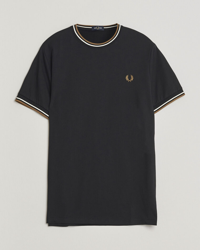 Fred Perry Twin Tipped T-Shirt Black – Musta