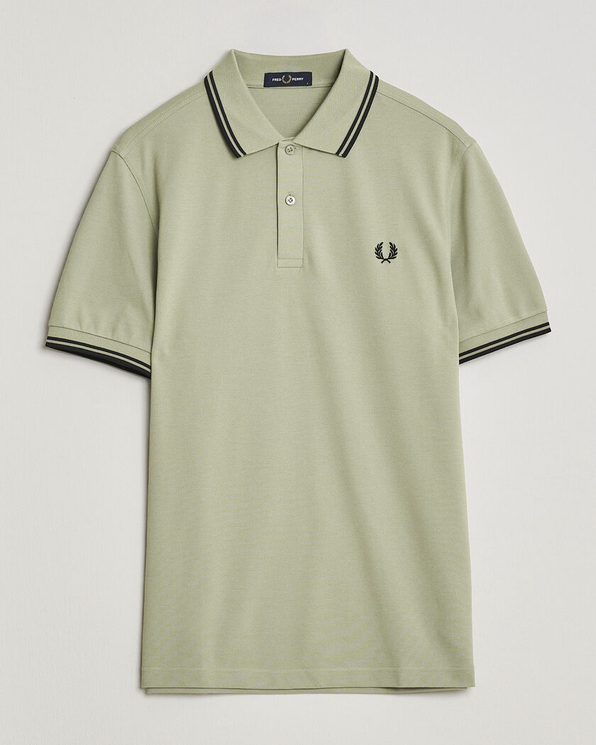 Fred Perry Twin Tipped Polo Shirt Seagrass Green – Vihreä