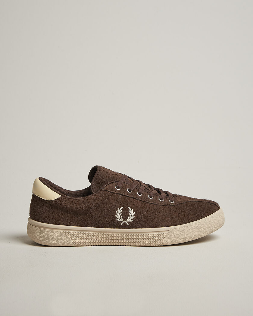 Fred Perry Tennis Suede Sneaker Burnt Tobacco – Ruskea