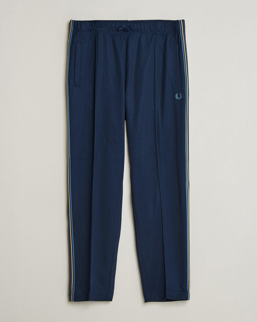 Fred Perry Tramline Taped Track Pants Tennis Blue – Sininen