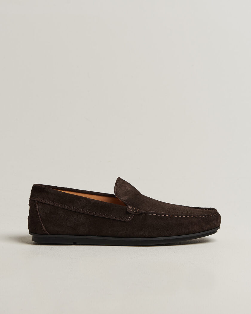 Gant Wilmon Suede Car Shoe Dark Brown – Ruskea