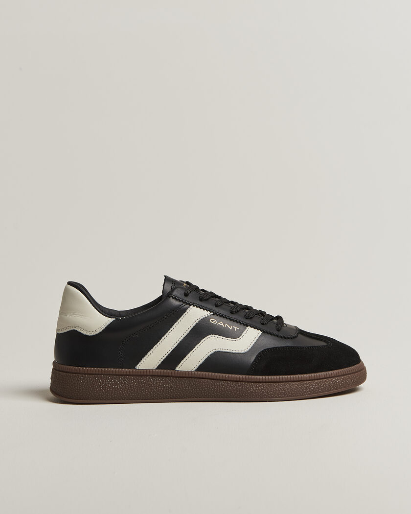 Gant Cuzmo Leather/Suede Sneaker Black/White – Musta