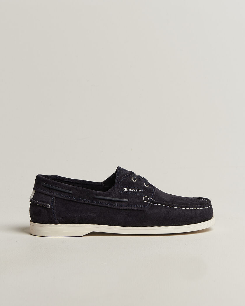 GANT Yardport Suede Boat Shoe Marine – Sininen