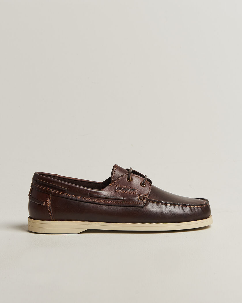 Gant Yardport Leather Boat Shoe Brown – Ruskea