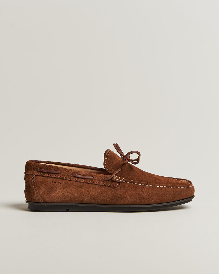 Gant Wilmon Laced Suede Car Shoe Cognac – Ruskea