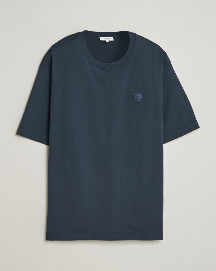 Maison Kitsuné Tonal Fox Head T-Shirt Navy – Sininen