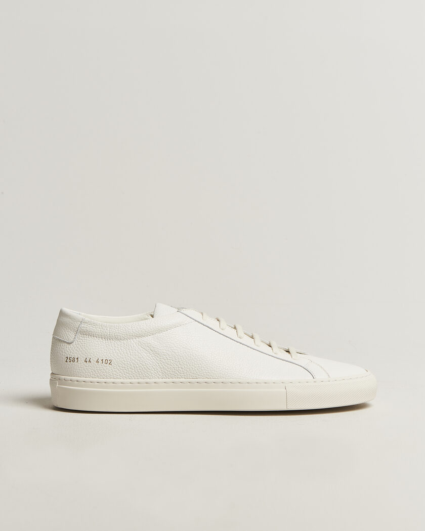 Common Projects Original Achilles Grained Leather Sneaker Off White – Valkoinen