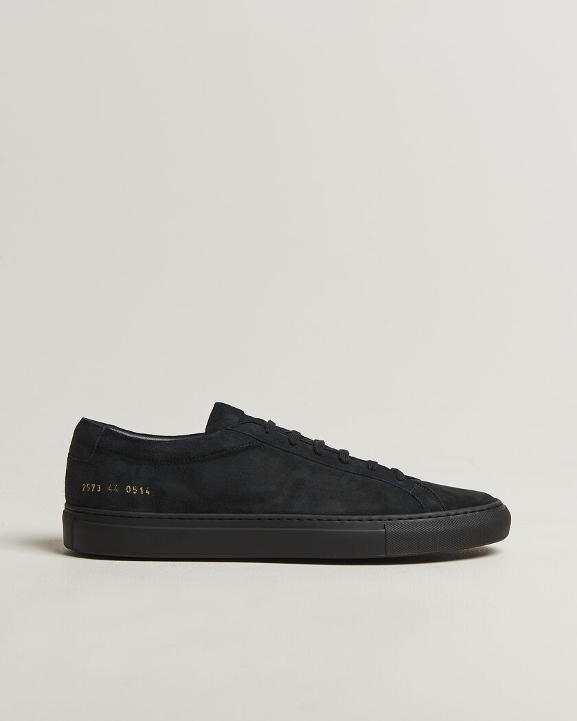 Common Projects Original Achilles Suede Sneaker Off Black – Musta