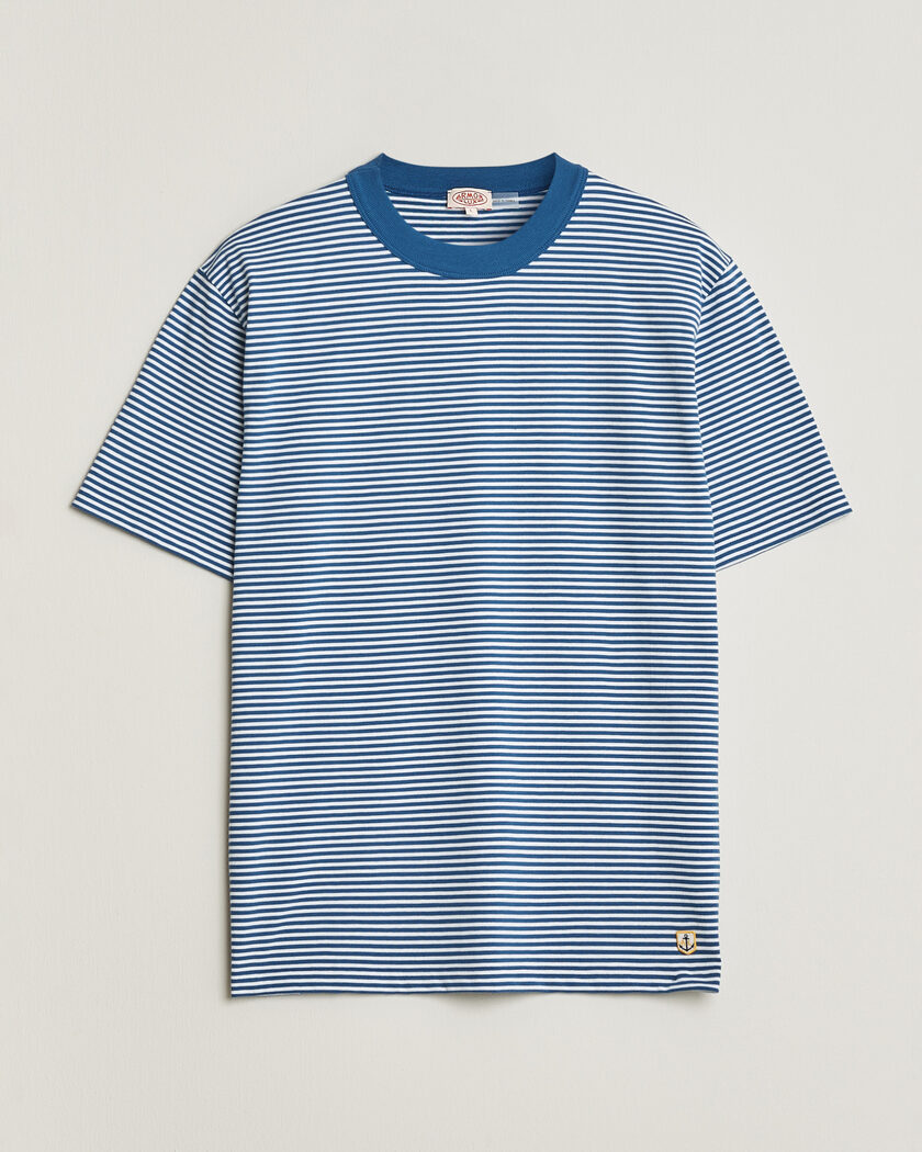 Armor-lux Callac Héritage Stripe T-Shirt Dark Blue/Blanc – Monivärinen