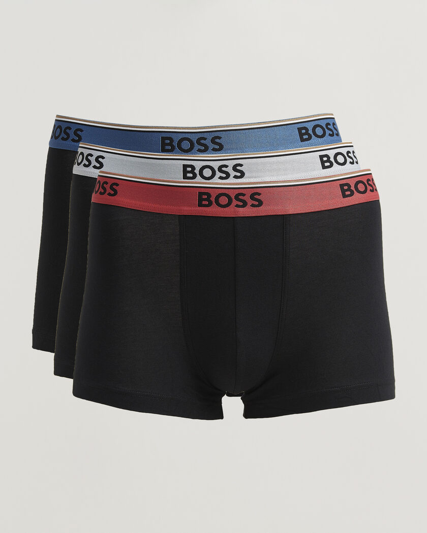 BOSS BLACK 3-Pack Trunk Black – Musta