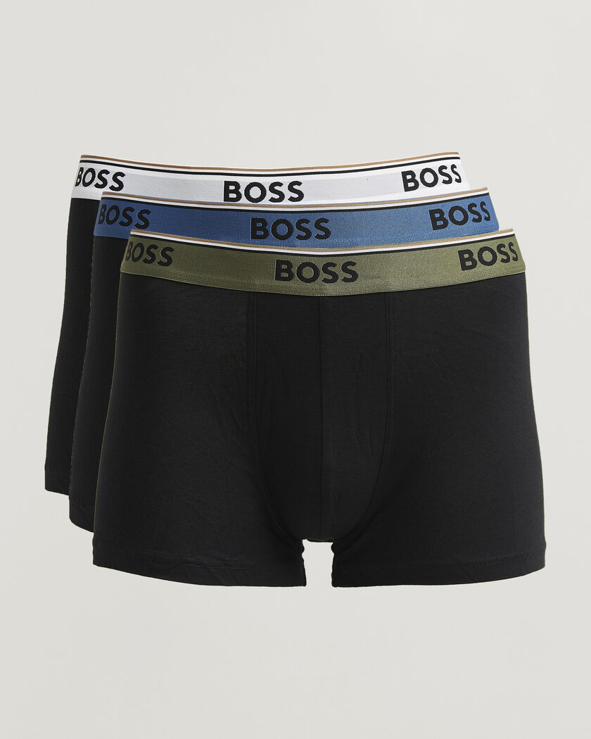 BOSS BLACK 3-Pack Trunk Black – Musta