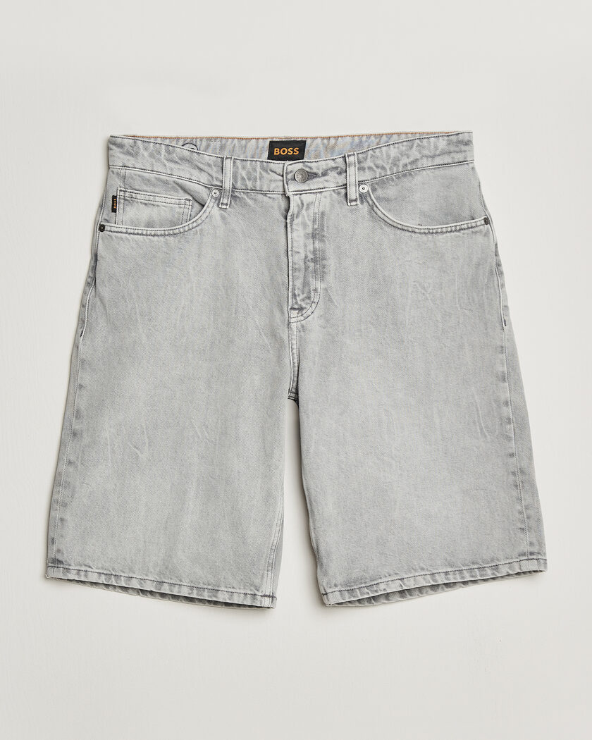 BOSS ORANGE Atacama Denim Shorts Medium Grey – Harmaa