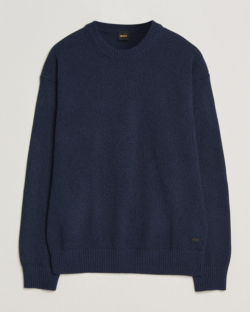 BOSS ORANGE Kerlino Knitted Sweater Dark Blue – Sininen