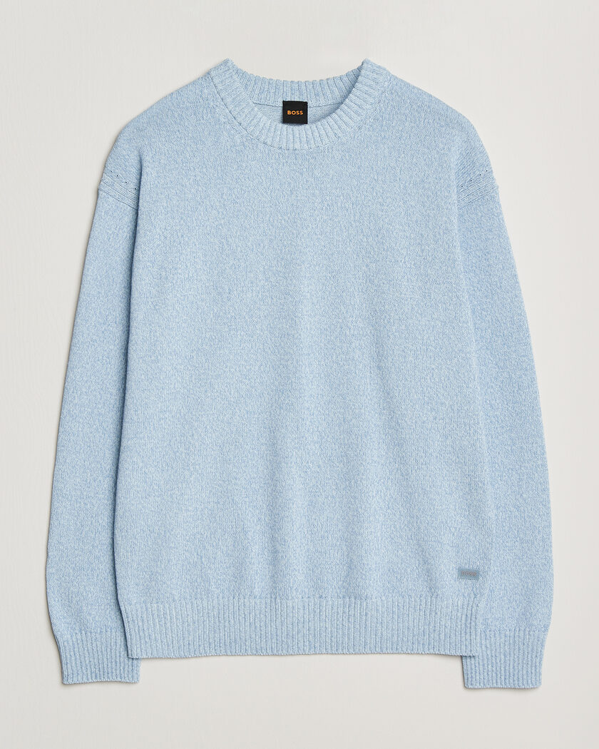 BOSS ORANGE Kerlino Knitted Sweater Light Blue – Sininen