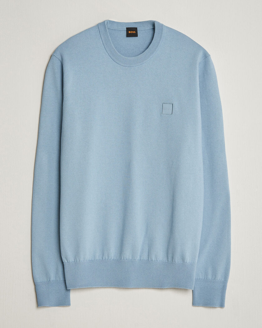 BOSS ORANGE Kanovano Knitted Sweater Light Blue – Sininen