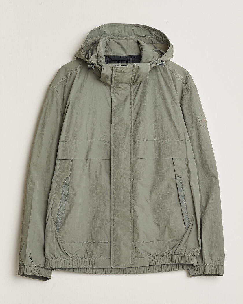 BOSS ORANGE Oberle Hooded Jacket Green – Vihreä