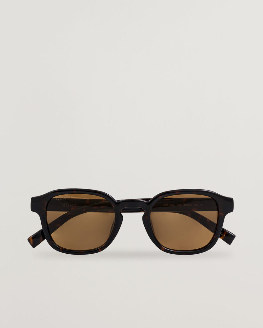 Gucci GG1157S Sunglasses Havana/Green osoitteesta CareOfCarl.fi