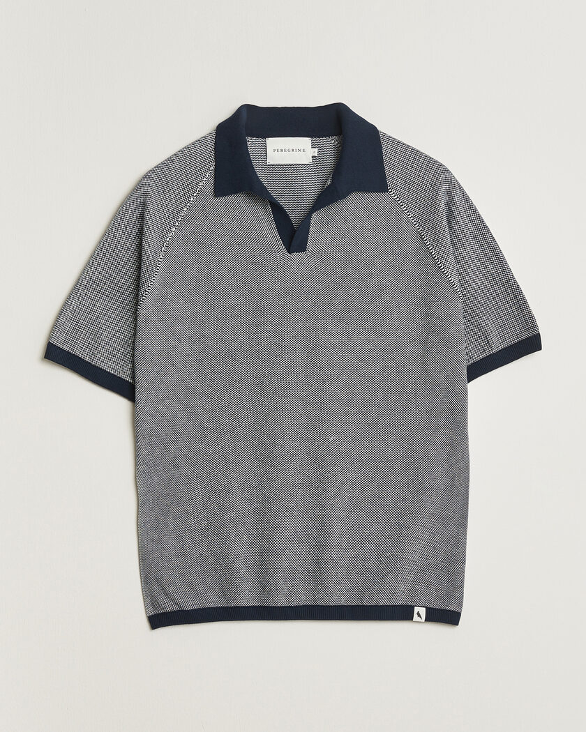 Peregrine Lynton Cotton Polo Navy – Sininen