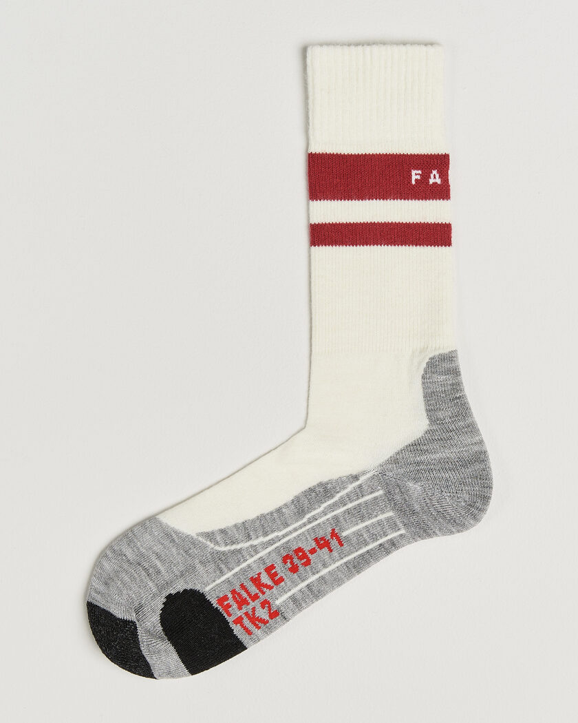 Falke Sport TK2 Explore Trekking Socks White/Red – Monivärinen
