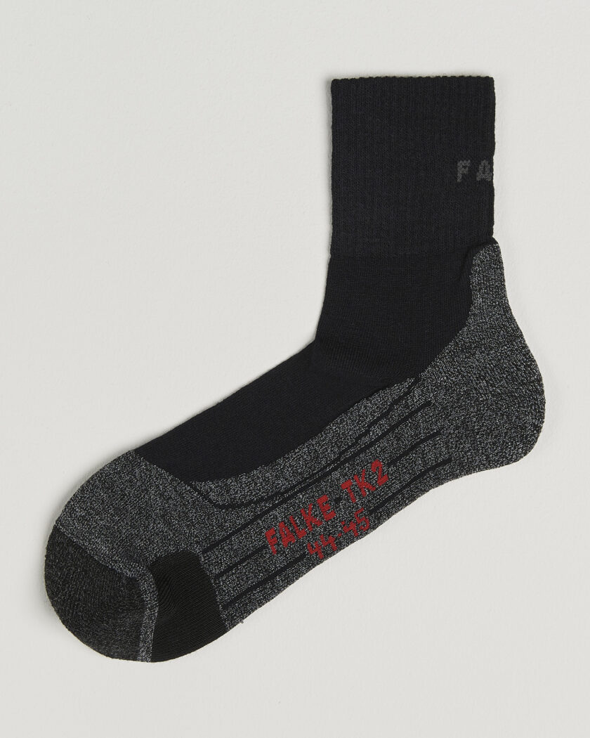 Falke Sport TK2 Explore Short Trekking Socks Black Mix – Musta