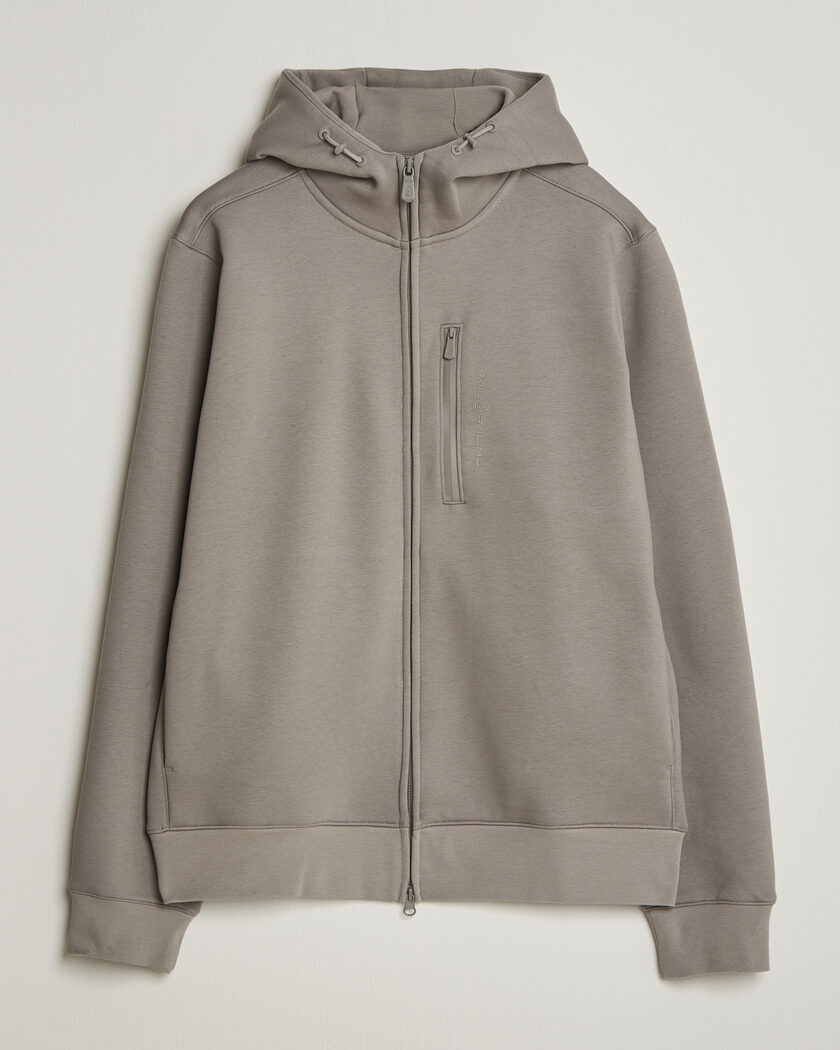 Sail Racing Bowman Monochrome Full Zip Hoodie Oyster – Harmaa