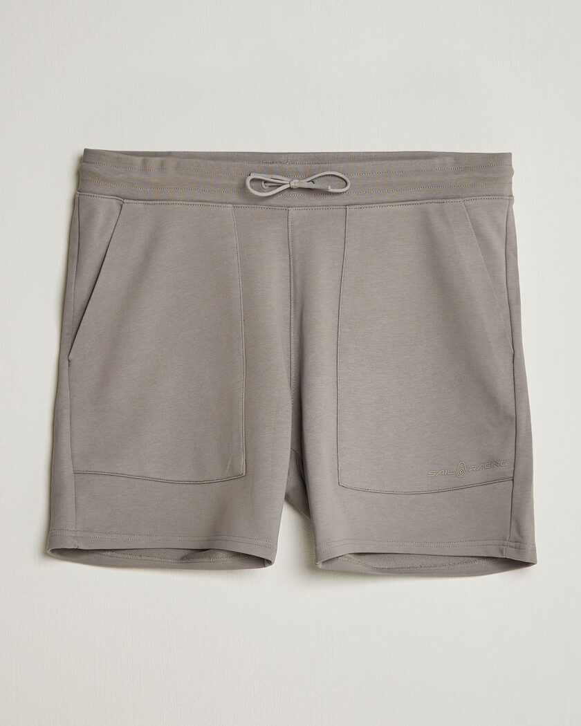 Sail Racing Bowman Monochrome Sweatshorts Oyster – Harmaa