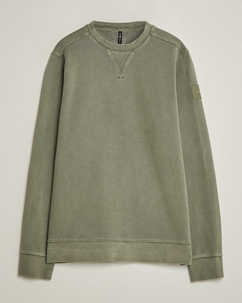 Sail Racing Wind Pigment Dyed Sweatshirt Mud Green – Vihreä