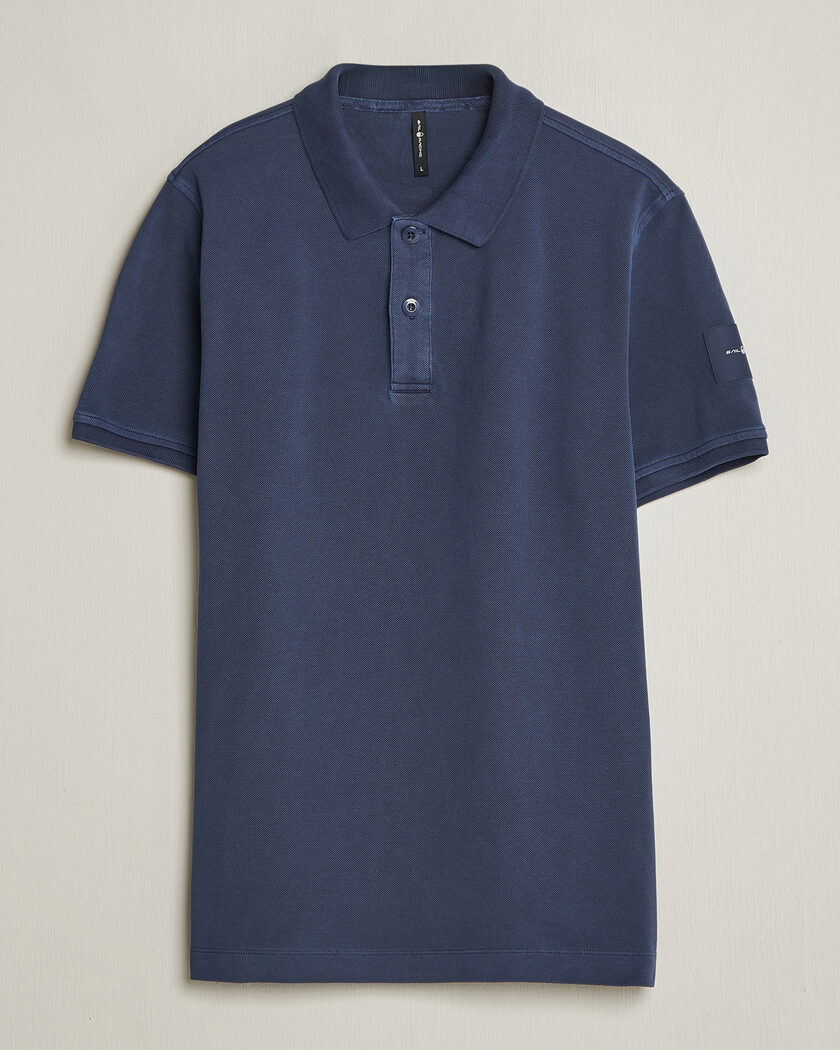 Sail Racing Wind Pigment Dyed Polo Dark Navy – Sininen