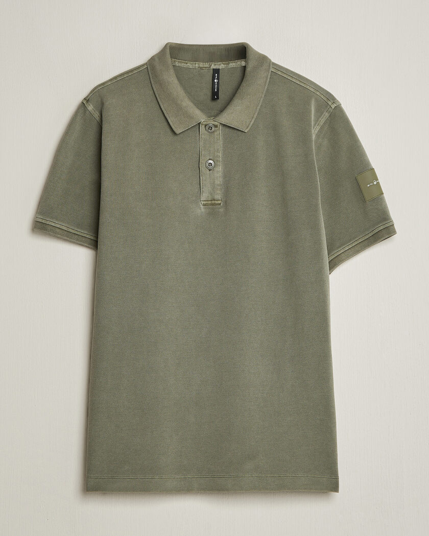 Sail Racing Wind Pigment Dyed Polo Mud Green – Vihreä