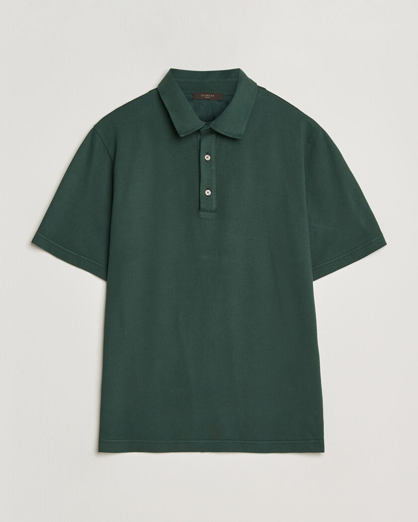 Zanone Soft Cotton Piquet Polo Dark Green – Vihreä
