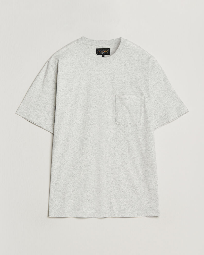 BEAMS PLUS Pocket Tee Ash Grey – Harmaa