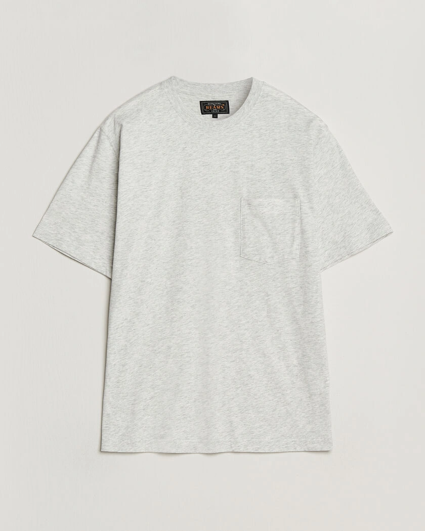 BEAMS PLUS Pocket Tee Ash Grey – Harmaa