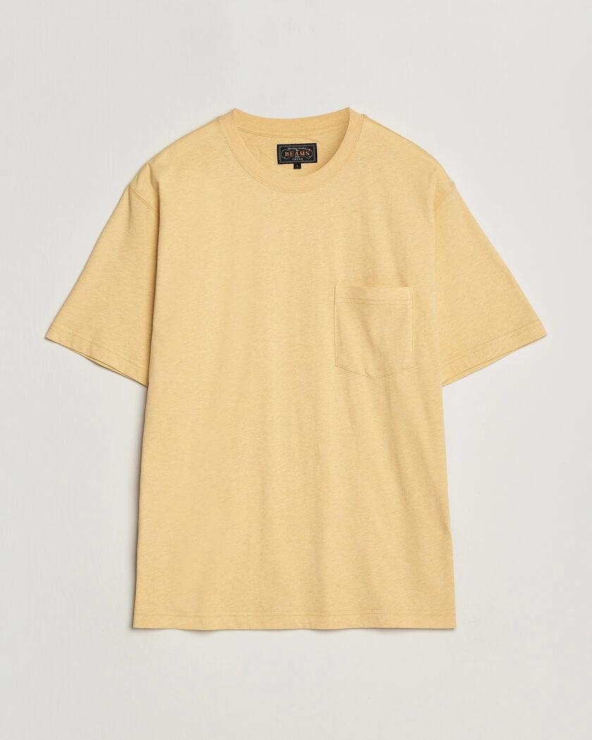 BEAMS PLUS Pocket Tee Yellow – Keltainen