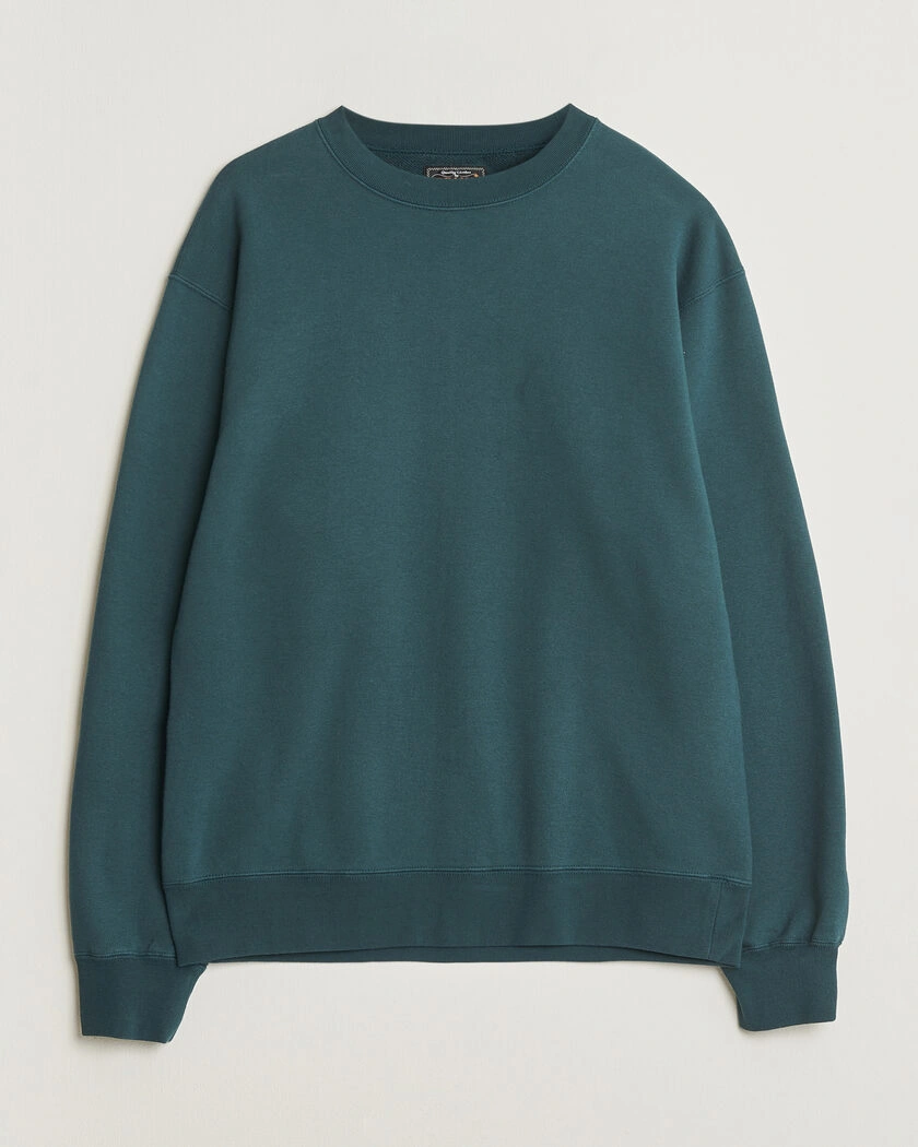 BEAMS PLUS Crew Sweat Dark Green – Vihreä